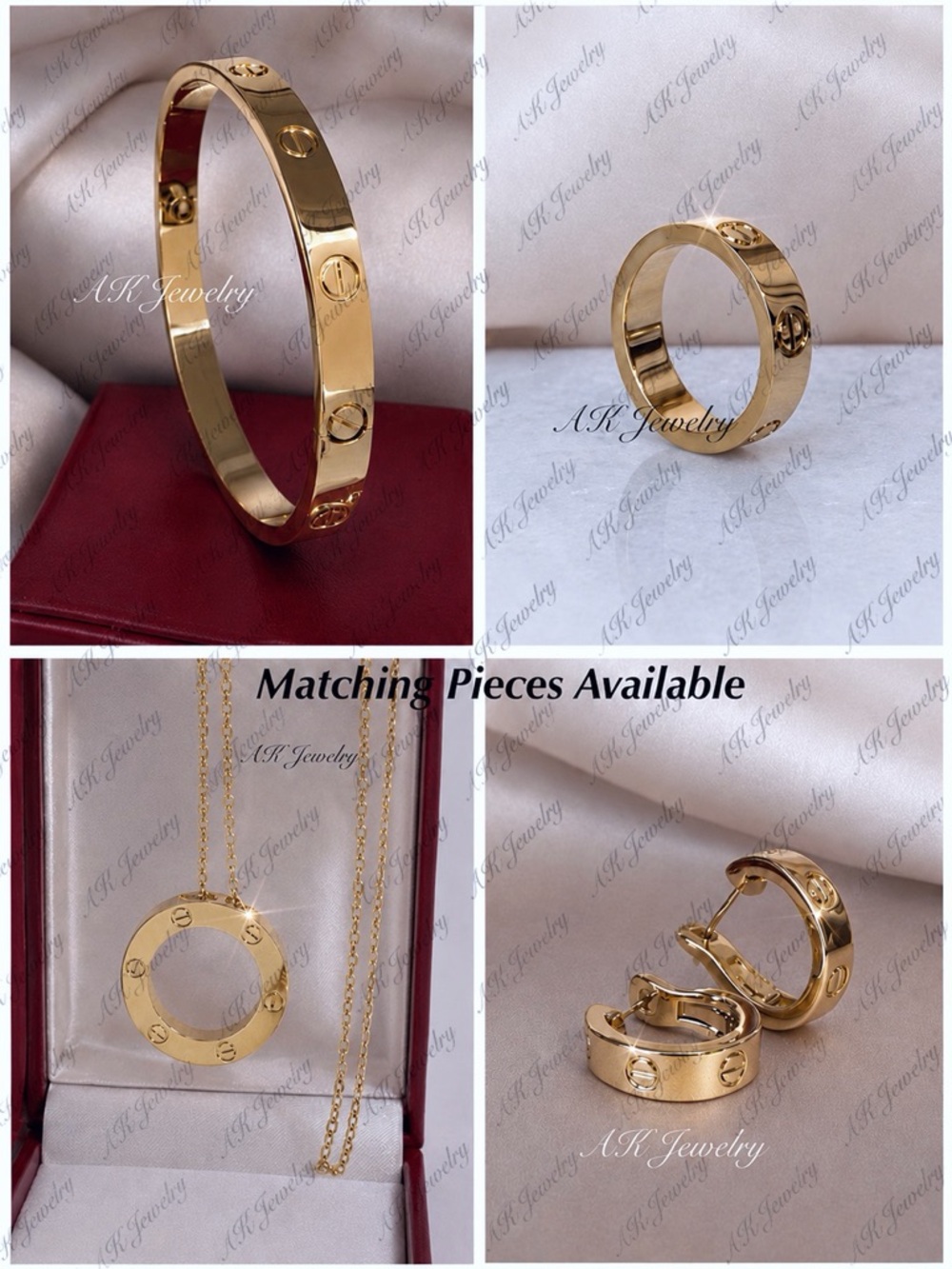 💎18k LUXURY MENS Screw-Tightening Closure, Cuff, Bracelet, High End - Picture 4 of 5
